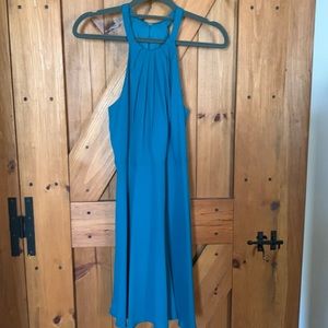 Express teal halter dress nwot size 4
